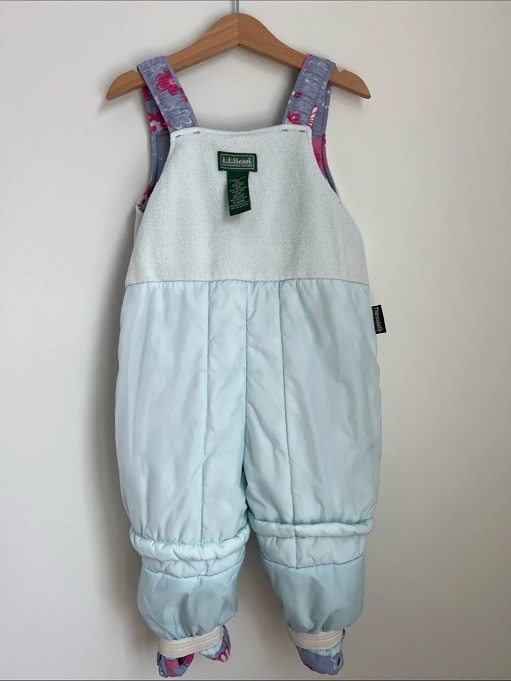 L.L. Bean | Girls Floral Puffer Set in Lavender & Pink Size 4T Coat / 3T Pants